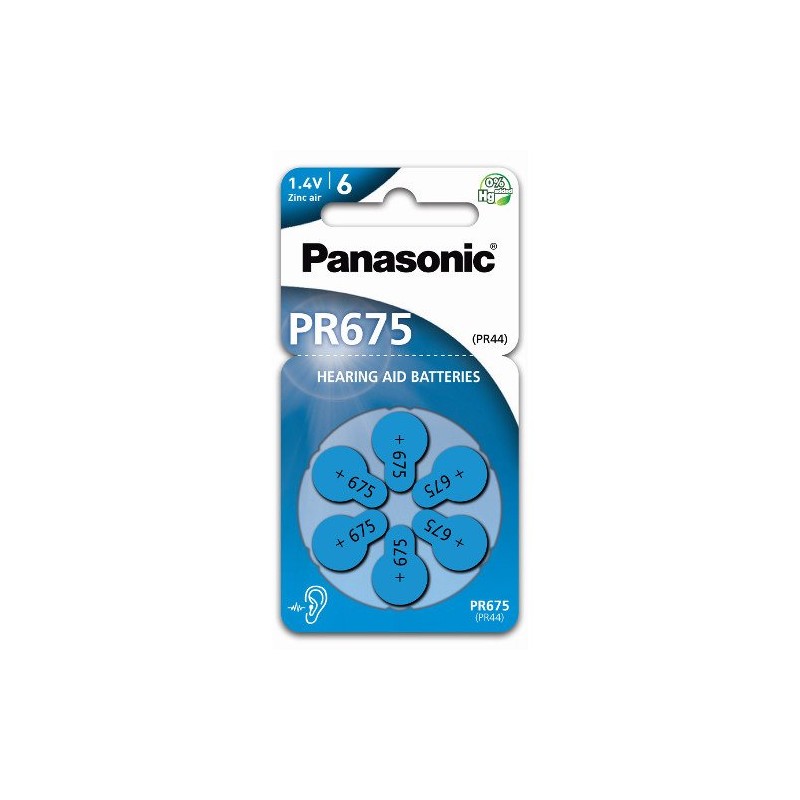 PR675 PANASONIC BATTERIA ACUSTICA 1.4V