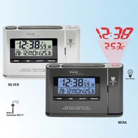 DV-548 RC SVEGLIA QUARZO DIGITALE RADIOCONTROLLATA