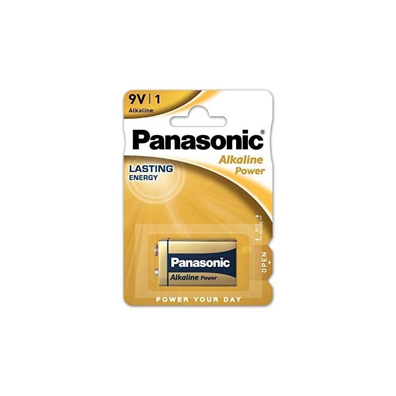 6LR61 PANASONIC BATTERIA ALKALINE 9V