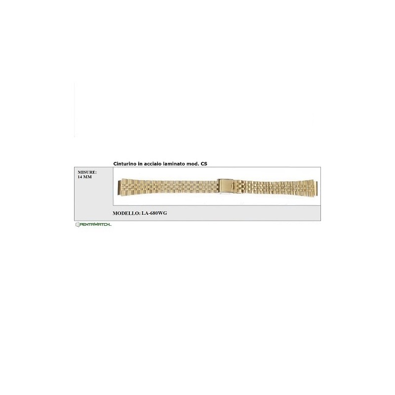 LA-680WG CINTURINO LAMINATO TIPO CASIO 14 MM